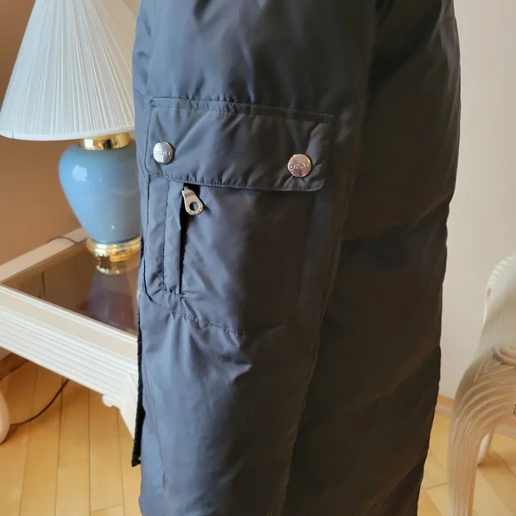 DKNY Warm Black Puffer Coat Women Size Small - Picture 5 of 10
